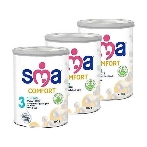 Sma Comfort Number 3 Baby Milk 400 Gr-3 Pieces