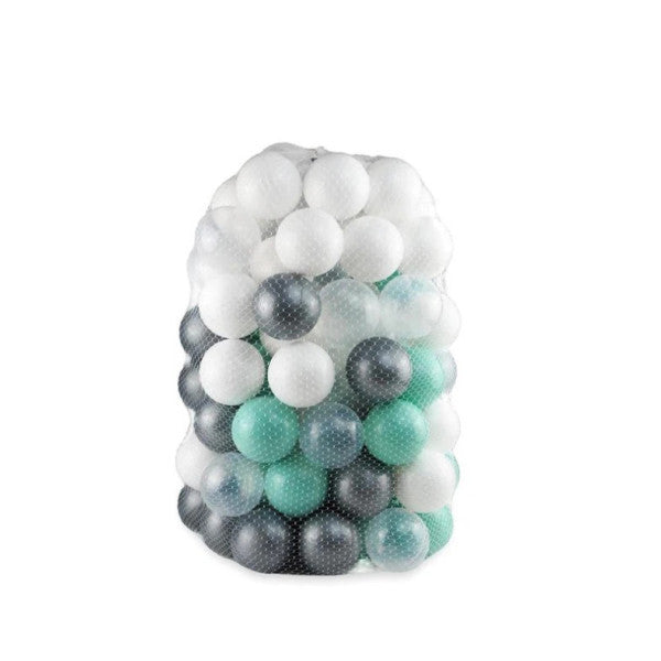 Kinder Baby 4 Colors (Transparent/grey/white/mint) Pool Ball (100 Pieces) 006