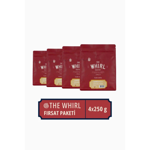 The Whirl Filter Tanned 423°F Ground Coffee 4-Piece Deal Pack