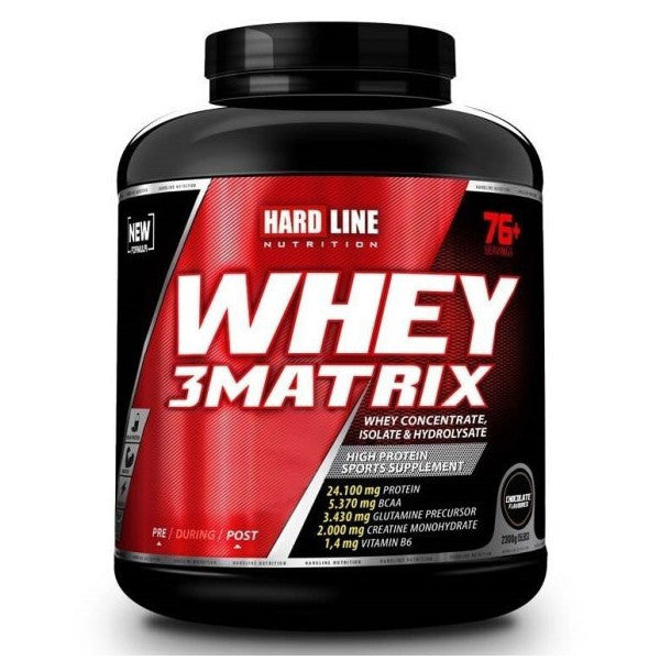 Hardline Whey 3 Matrix 2300 Gr Chocolate