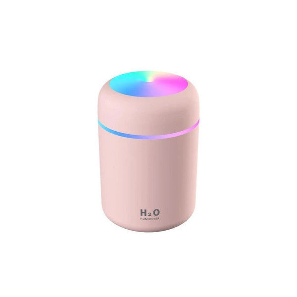 Torima H2 30-45 Ml Ultrasonic Colorful Air Humidifier Steam Machine And Aroma Diffuser Pink