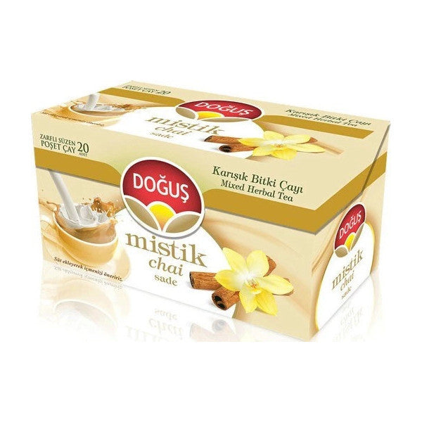 Doğuş Mystic Chai Mixed Herbal Tea With Stevia, 20 Packs
