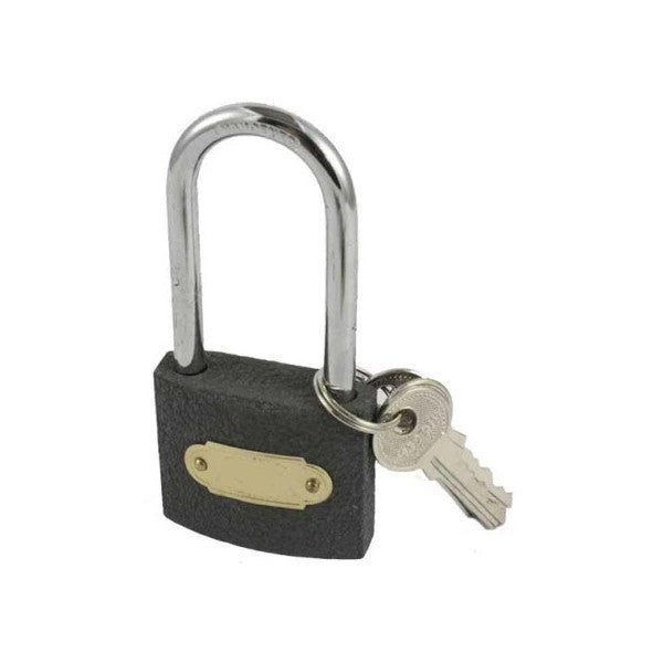 Grey Padlock 32Mm Long Shackle