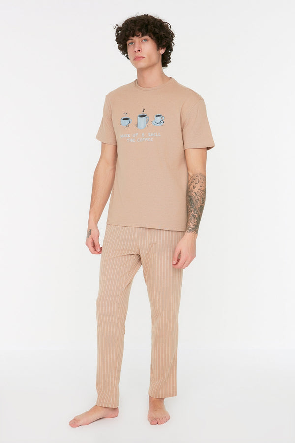 Trendyol Man Men's Printed Pajamas Set Thmaw21Pt0833
