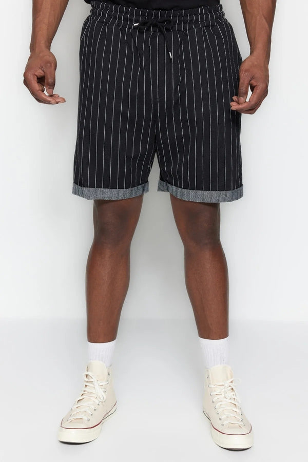 TRENDYOL MAN Men's Plus Size Regular Fit Corded Shorts & Bermuda TMNSS23SR00045