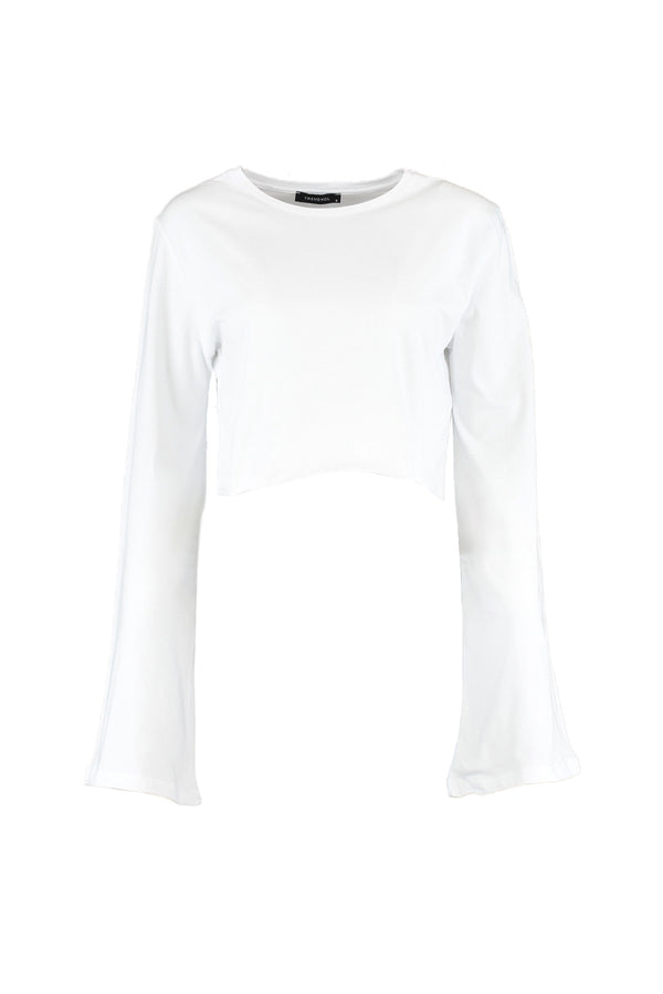 Trendyolmilla Loose Crop Knitted T-Shirt