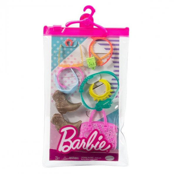 GWD98 Barbie'nin moda aksesuarları paketleri / çeşitleri seçilemez.