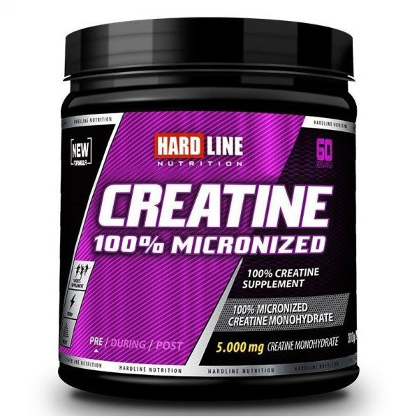 Hardline Creatine 100% Micronized 300 Gr (Fast Shipping)