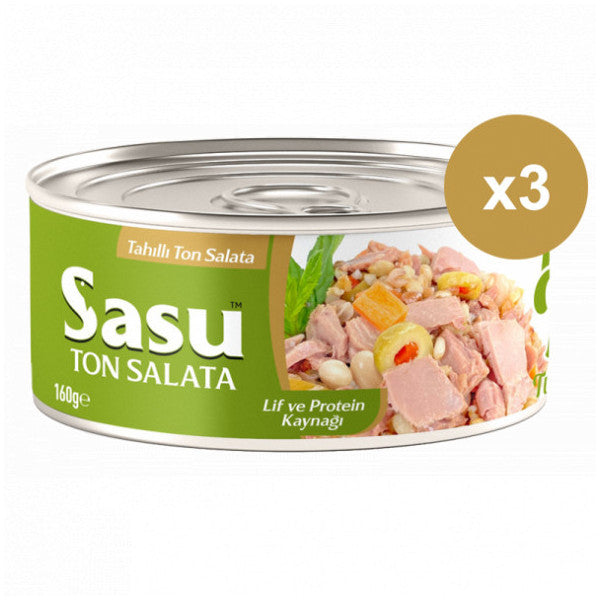 Sasu Grain Tuna Salad 3X160G Large Piece