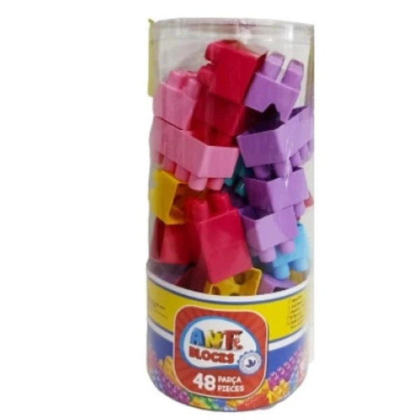 Asian Toy Ant Blocks 48 Pieces Pastel Color Ant048-P