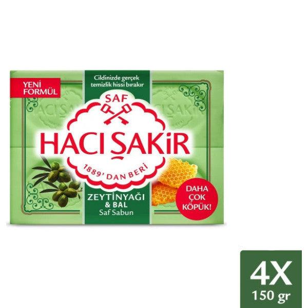 Hacı Şakir Olive Oil & Honey 4X150 Gr Bar Soap