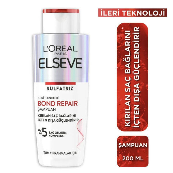 L'oréal Paris Bond Repair Shampoo Strengthening Hair Bonds For All Damages 200Ml