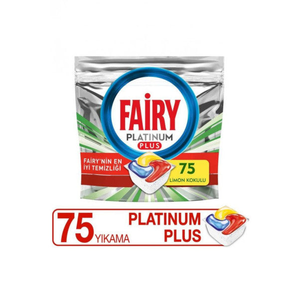 Fairy Platinum Plus 75 Pack Dishwasher Tablets