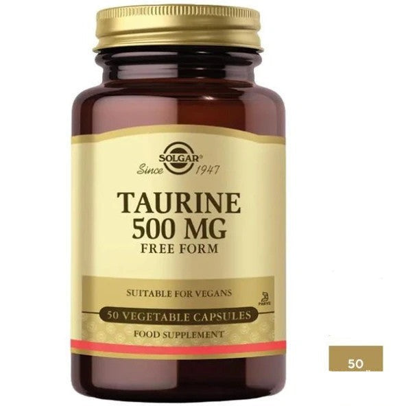 Solgar Taurin 500 mg 50 kapsül