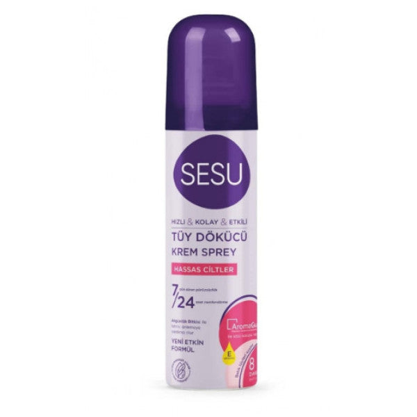 Sesu Hair Removal Cream Spray 150 Ml - Sensitive Skin