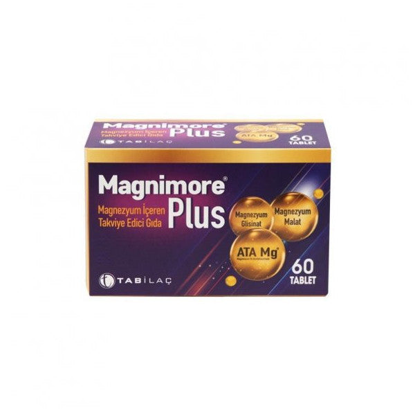 Magnimore Plus Magnesium Supplementary Food 60 Tablets