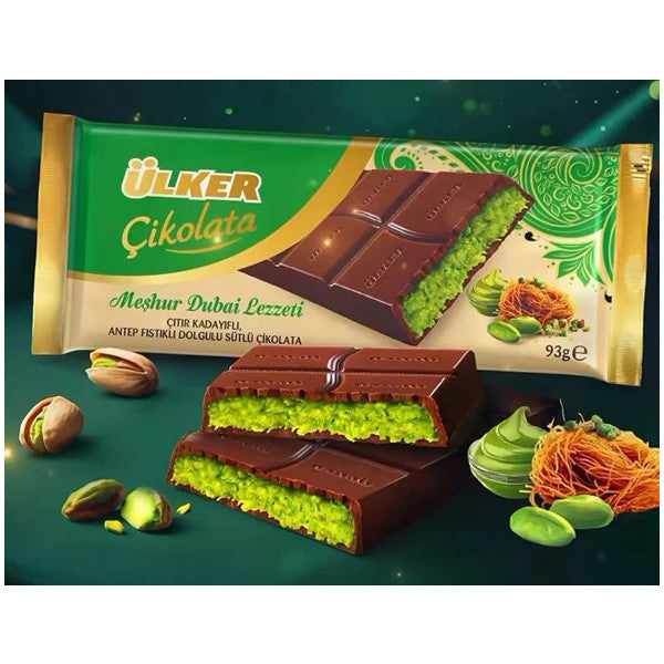 Ülker Famous Dubai Flavor Kadayif Dubai Chocolate 93 G