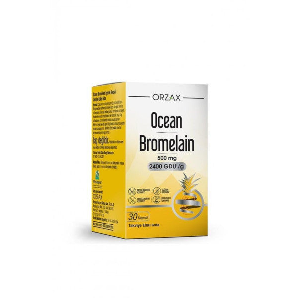 Orzax Bromelain 30 Capsules