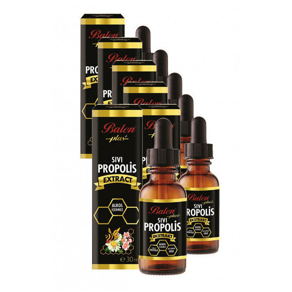 6 Boxes Balen Liquid Propolis Extract Water Based Drops 30 Ml