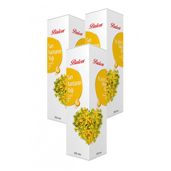 3 Boxes Balen St. John's Wort Oil 250 Ml