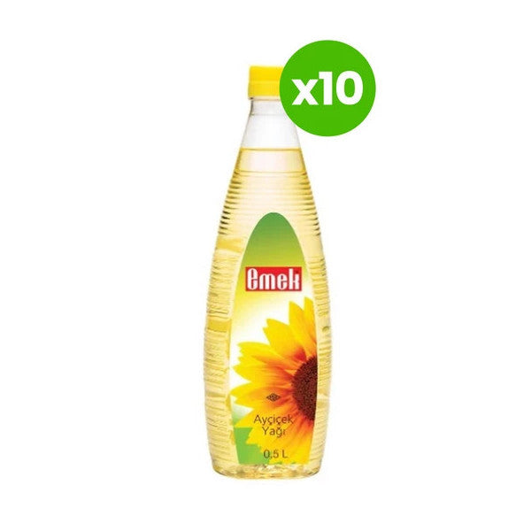 Emek Sunflower Oil 500 Ml X10 Pieces