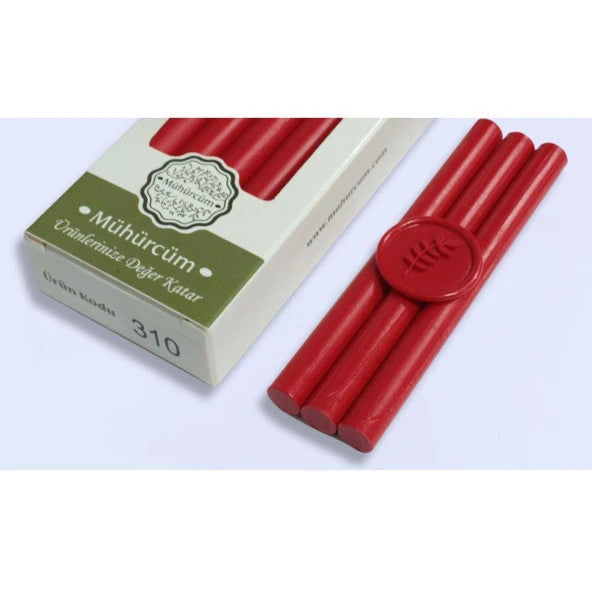 Seal Wax Stick 11Mmx120Mm 10 Pack Model: 310 Al Flag Red