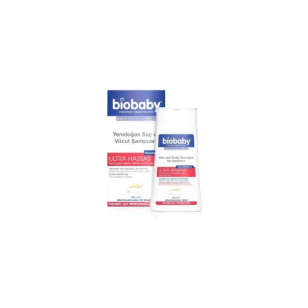 Biobaby Newborn Hair and Body Shampoo 200 Ml