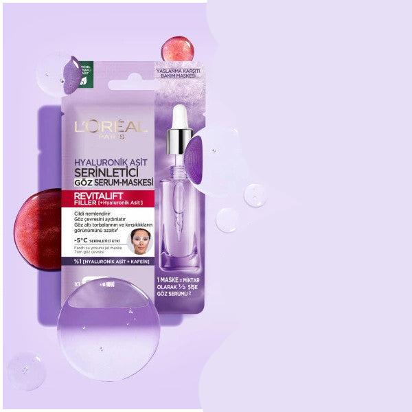 L'oréal Paris Revitalift Filler Refreshing Eye Serum-Mask