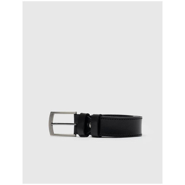 Men's Genuine Leather Black Belt