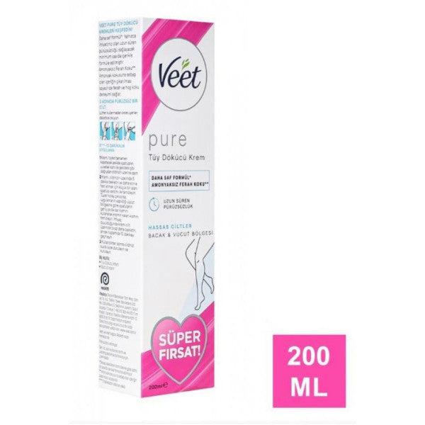 Veet Pure Hair Removal Cream Sensitive Skin 200Ml