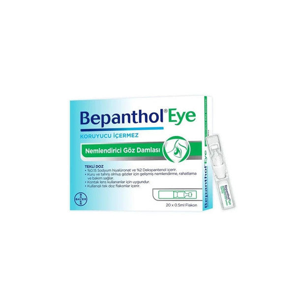 Bepanthol Eye Eye Drops 0.5 Ml 20 Vials