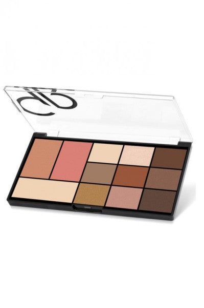 Golden Rose City Style Face And Eye Palette 01 Warm Nude Far Palette
