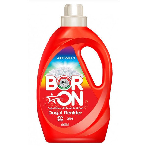 Boron Natural Colors 1.69 Lt 26 Washing Liquid Detergent For Colored Colors