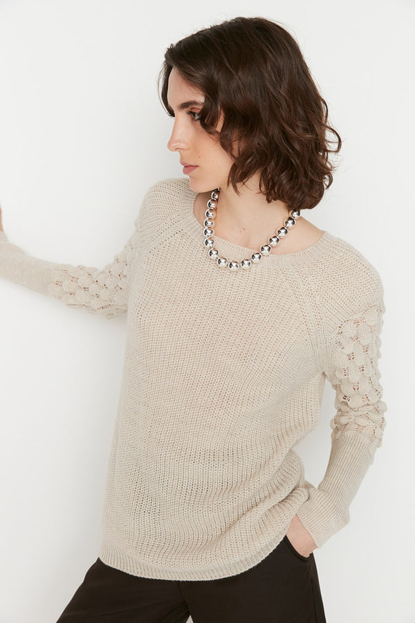 Trendyolmilla Sleeve Detailed Knitwear Sweater Twoaw20Kz0130