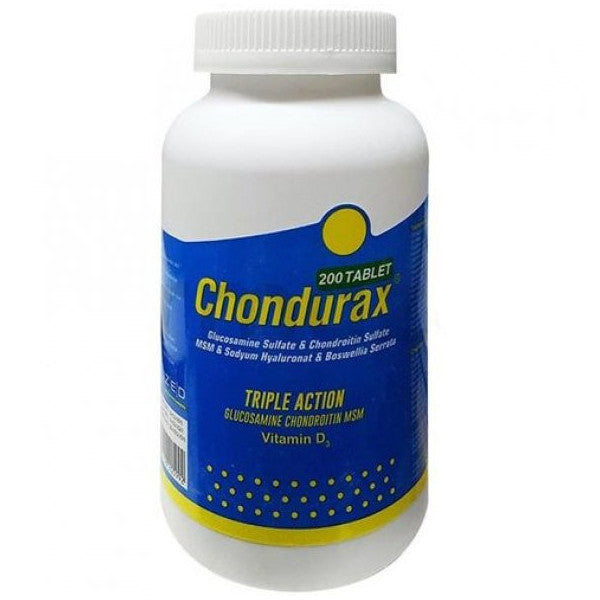 Chondurax Triple Action Glucosamine Chondroitin Msm 200 Tablets Herbal Nutritional Supplement