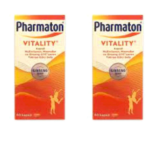 Pharmaton Vitality 60 Capsules 2 Boxes