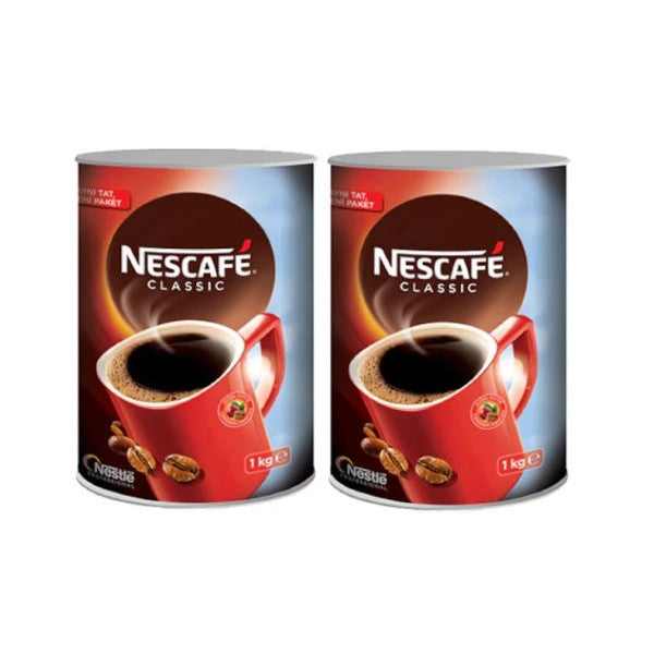 Nescafe Classic Instant Coffee Tin 1 Kg 1 Kg X 2