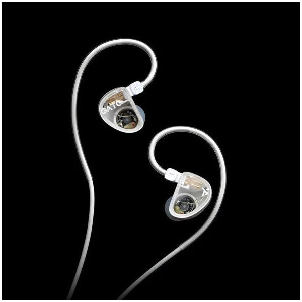 Truthear Gate In-Ear Wired Monitor Headphones With Microphone (White)