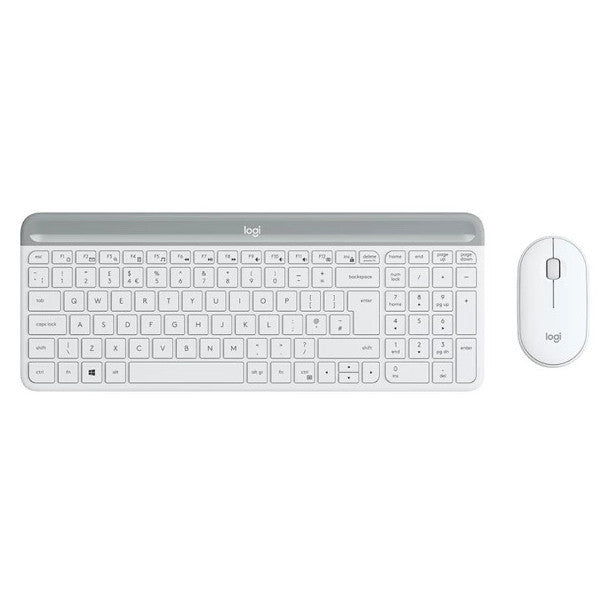 Logitech Mk470 Wireless Keyboard Mouse Set White 920-009436