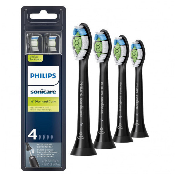 Philips Sonicare W Diamondclean Toothbrush Heads - 4 Pieces - Hx6064/95