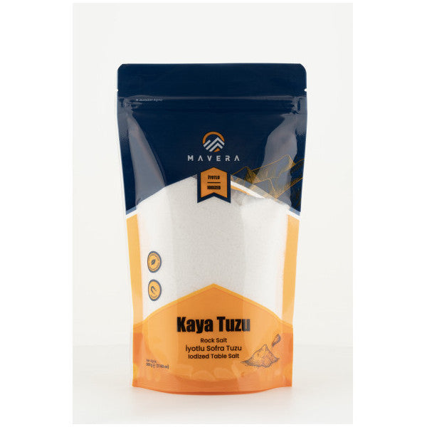 Mavera Doypack Iodized Ground Rock Salt 500 Gr