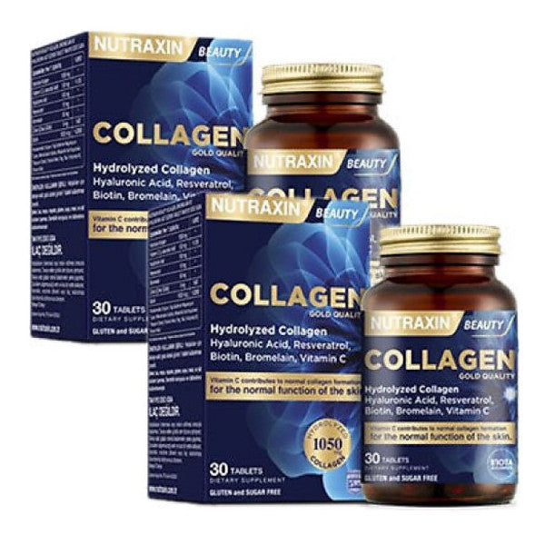 Nutraxin Collagen Gold Quality 30 Tablets 2 Pcs