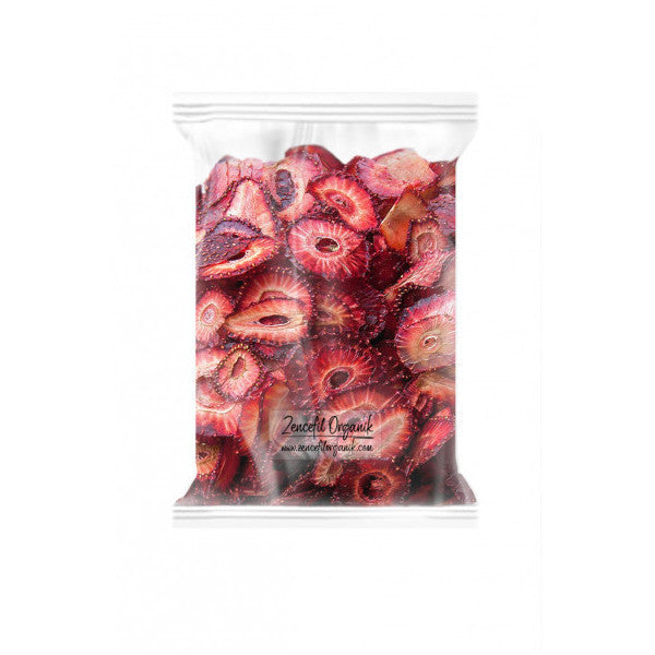 Dried Strawberry 250 Gr Dried Strawberry Sliced dried Strawberry