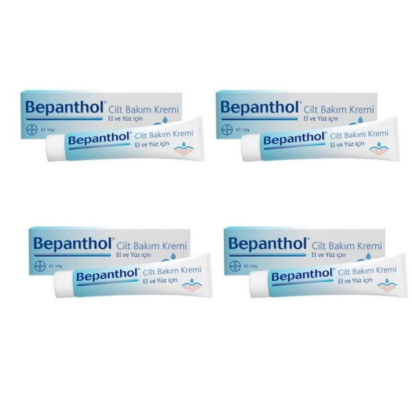 Bepanthol Skin Care Cream 100 Gr 4 Boxes