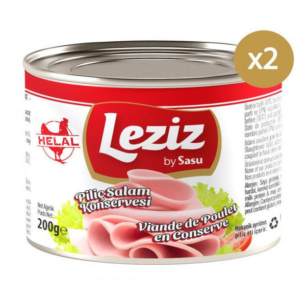 Delicious By Sasu Chicken Salami Canned 2X200G