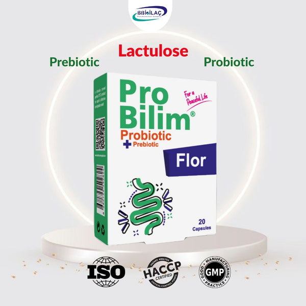 Probilim Flor probiyotik kapsülü (Synbiotic + laktuloz) kabızlık