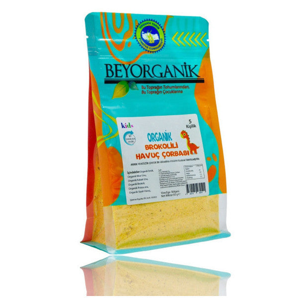 Organic Broccoli Carrot Soup 50Gr Pack Of 3 (Ready İn 10 Minutes)