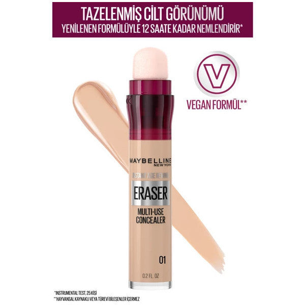 Maybelline New York Instant Anti Age Eraser Concealer - 01 Light