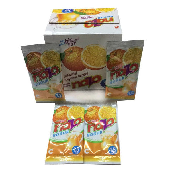 Nazo Orange Flavored Drink Powder 9Gr 24 Pieces