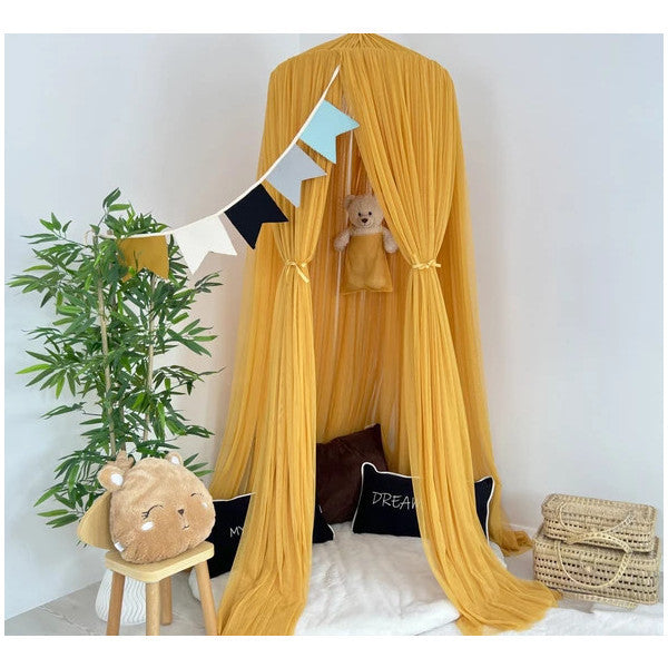 Pamuka Tulle Mosquito Net Deluxe Mustard